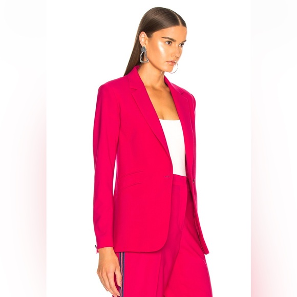 Rag and Bone Ridley Hot Pink Stretch Blazer - Picture 6 of 15